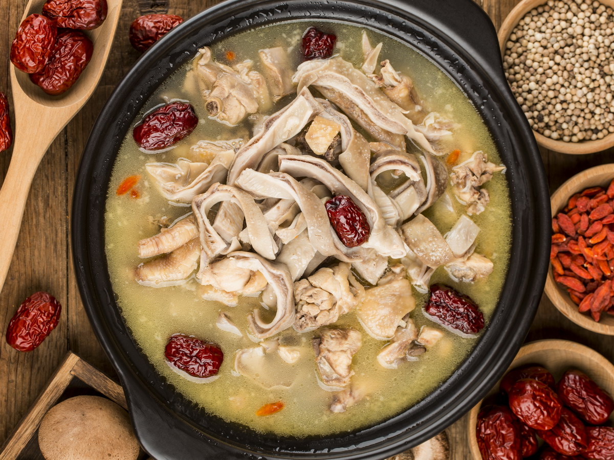 chinese food pork belly chicken soup 3OWEB